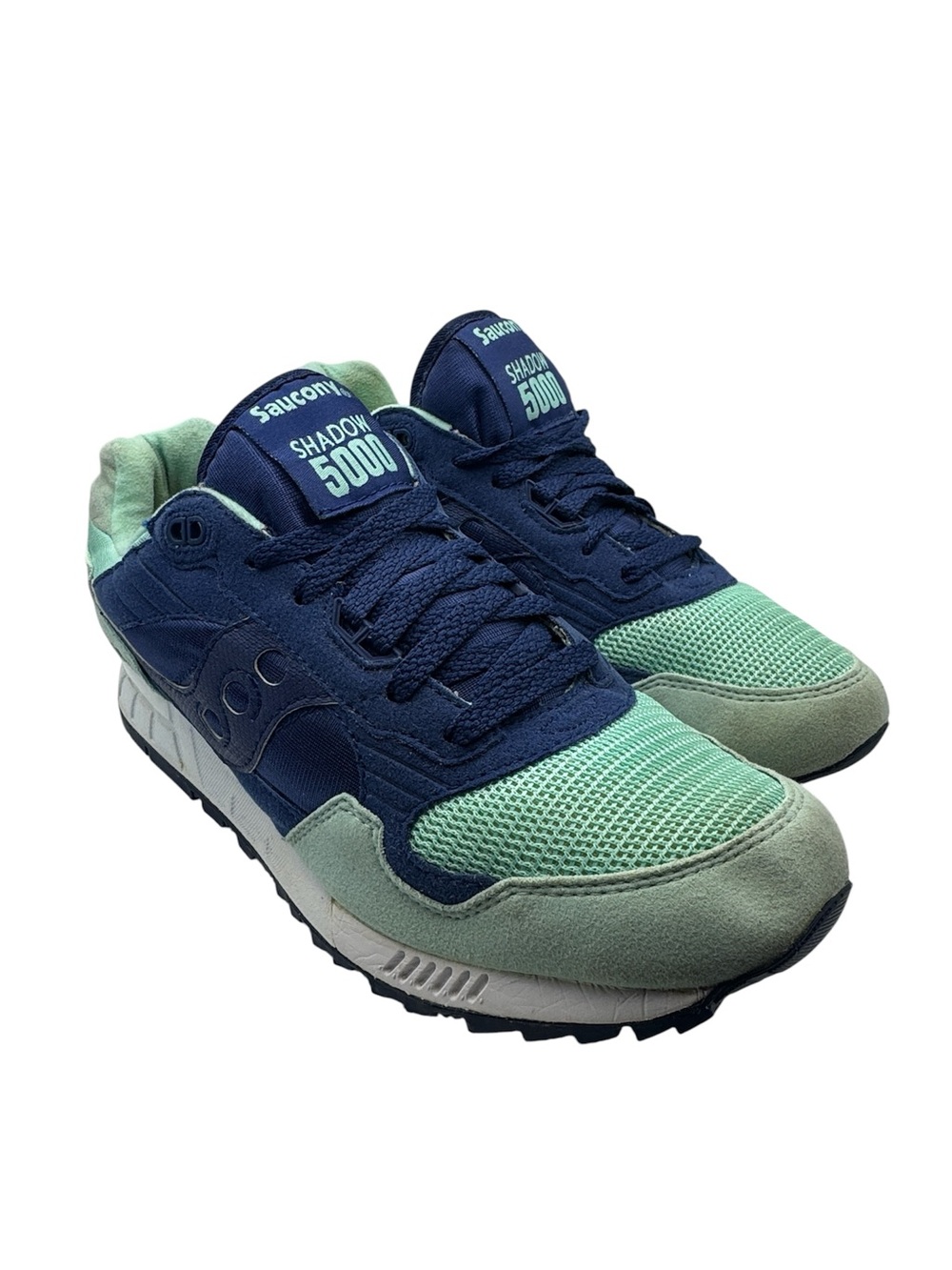 Saucony Shadow 5000 Mint & Navy S70033 97 Size 9.5 US